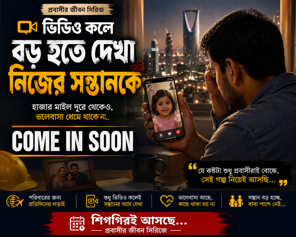 ভিডিও কলে বড় হতে দেখা নিজের সন্তানকে