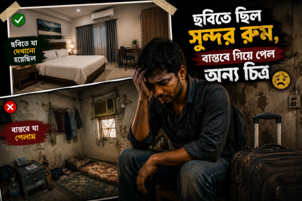 🏚️ ছবিতে ছিল সুন্দর রুম, বাস্তবে গিয়ে পেল অন্য চিত্র