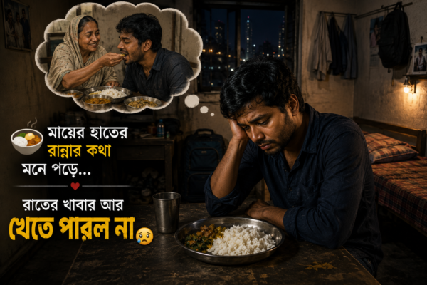 মায়ের রান্নার কথা মনে পড়ে খেতে পারল না প্রবাসী ছেলে | প্রবাসজীবনের আবেগঘন গল্প