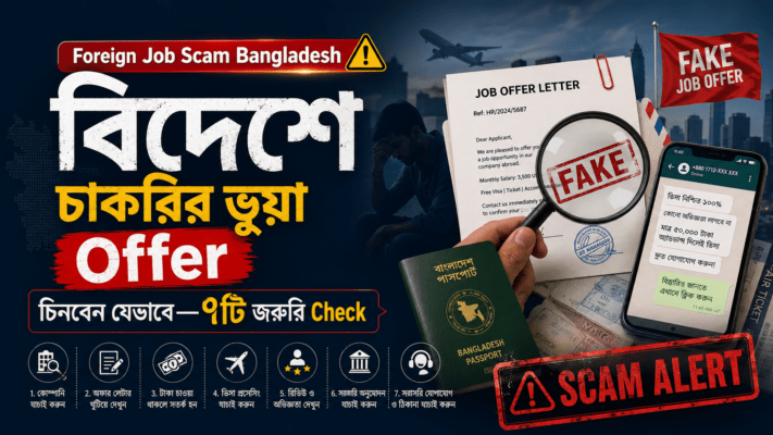 Foreign Job Scam Bangladesh: বিদেশে চাকরির ভুয়া Offer চিনবেন যেভাবে—৭টি জরুরি Check
